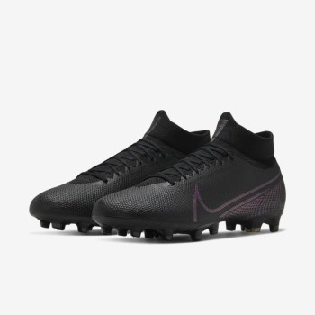 Nike Mercurial Superfly 7 Pro AG-PRO - Női Focicipő - Fekete/Fekete